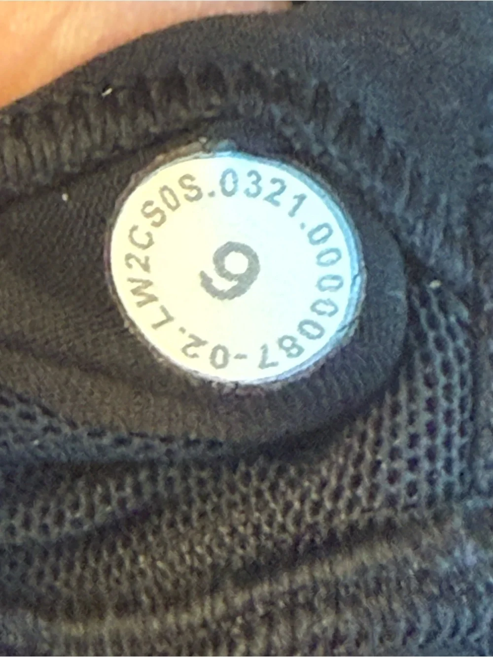 LULULEMON LW2CS0S BLACK STRAPPY ALIGNMENT LONGLINE BRA SIZE 6